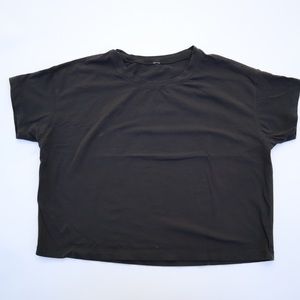 Lululemon black cotton tee